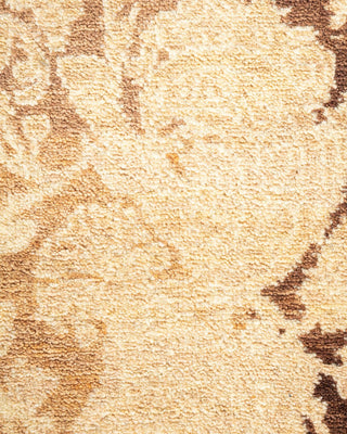 Traditional Mogul Brown Wool Area Rug 5' 2" x 7' 10" - Solo Rugs