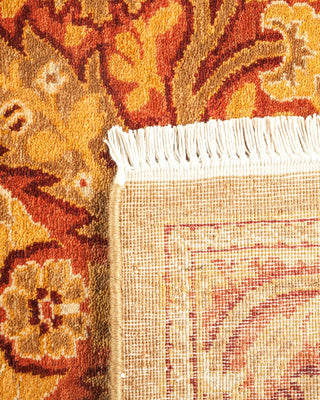 Traditional Mogul Yellow Wool Runner 2' 8" x 13' 6" - Solo Rugs
