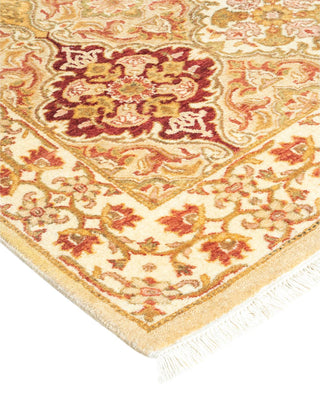 Traditional Mogul Ivory Wool Runner 2' 7" x 16' 10" - Solo Rugs