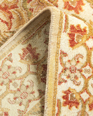 Traditional Mogul Ivory Wool Runner 2' 7" x 16' 10" - Solo Rugs