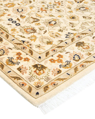 Traditional Mogul Ivory Wool Area Rug 3' 2" x 5' 4" - Solo Rugs