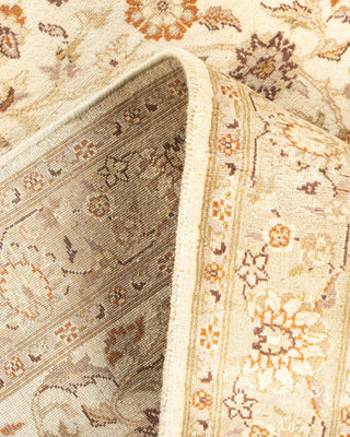 Traditional Mogul Ivory Wool Area Rug 3' 2" x 5' 3" - Solo Rugs