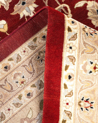 Traditional Mogul Red Wool Area Rug 12' 0" x 14' 8" - Solo Rugs