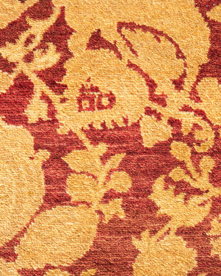 Traditional Mogul Red Wool Area Rug 4' 2" x 6' 1" - Solo Rugs