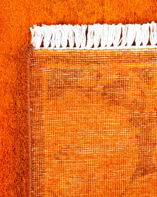 Contemporary Fine Vibrance Orange Wool Runner 2' 7" x 9' 9" - Solo Rugs