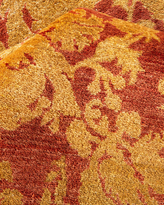 Traditional Mogul Pink Wool Area Rug 8' 3" x 10' 1" - Solo Rugs