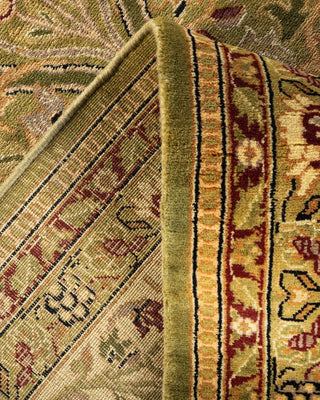 Traditional Mogul Green Wool Runner 5' 2" x 10' 4" - Solo Rugs