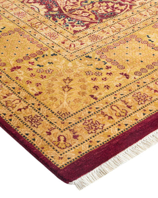 Traditional Mogul Red Wool Runner 6' 2" x 12' 2" - Solo Rugs