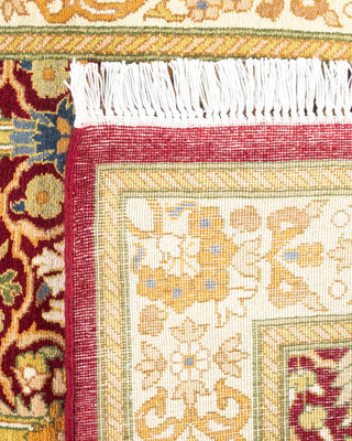 Traditional Mogul Red Wool Area Rug 2' 8" x 4' 3" - Solo Rugs