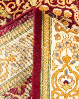 Traditional Mogul Red Wool Area Rug 2' 8" x 4' 3" - Solo Rugs
