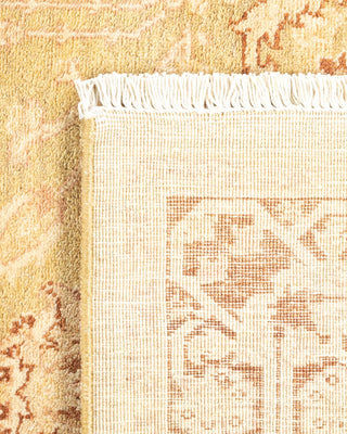 Contemporary Eclectic Orange Wool Area Rug 4' 1" x 6' 4" - Solo Rugs
