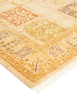 Traditional Mogul Ivory Wool Runner 3' 1" x 8' 10" - Solo Rugs