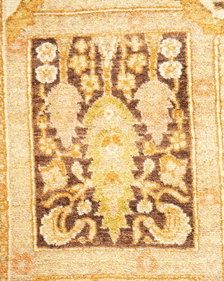 Traditional Mogul Ivory Wool Runner 3' 1" x 8' 10" - Solo Rugs