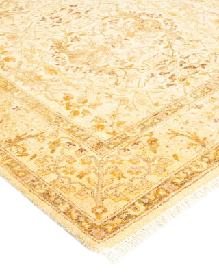Traditional Mogul Ivory Wool Runner 3' 0" x 8' 4" - Solo Rugs