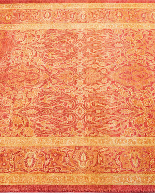 Traditional Mogul Orange Wool Runner 3' 0" x 9' 0" - Solo Rugs