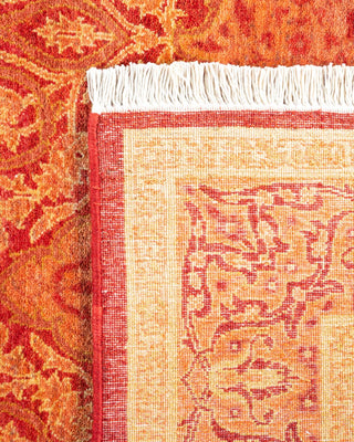 Traditional Mogul Orange Wool Runner 3' 0" x 9' 0" - Solo Rugs
