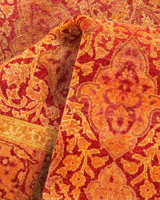 Traditional Mogul Orange Wool Runner 3' 0" x 9' 0" - Solo Rugs