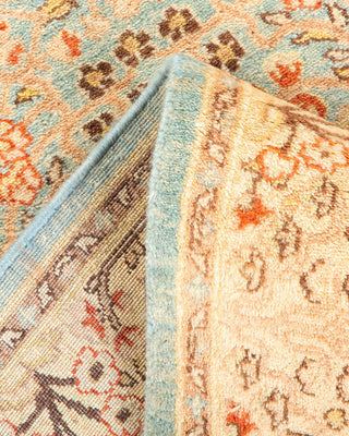 Traditional Mogul Light Blue Wool Runner 2' 7" x 13' 9" - Solo Rugs