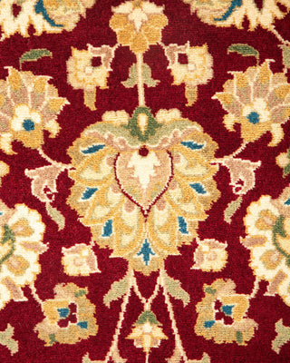 Traditional Mogul Red Wool Area Rug 4' 1" x 6' 1" - Solo Rugs