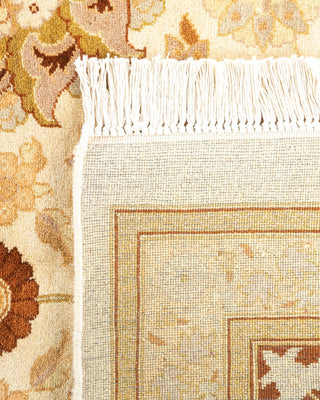 Traditional Mogul Ivory Wool Area Rug 9' 3" x 16' 0" - Solo Rugs
