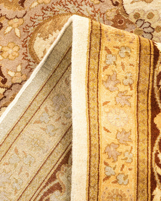 Traditional Mogul Ivory Wool Area Rug 9' 3" x 16' 0" - Solo Rugs