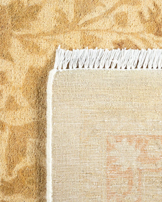 Traditional Mogul Ivory Wool Area Rug 10' 0" x 13' 7" - Solo Rugs