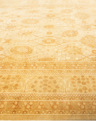 Traditional Mogul Ivory Wool Area Rug 8' 2" x 10' 5" - Solo Rugs