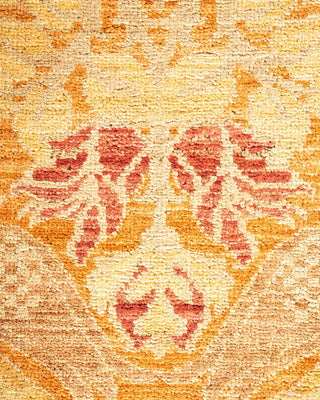 Contemporary Arts & Crafts Brown Wool Area Rug 9' 10" x 12' 10" - Solo Rugs