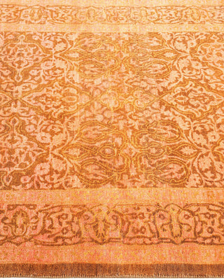 Traditional Mogul Yellow Wool Area Rug 3' 1" x 4' 10" - Solo Rugs