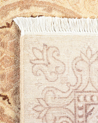 Traditional Mogul Ivory Wool Area Rug 3' 2" x 5' 1" - Solo Rugs