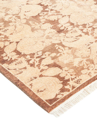 Traditional Mogul Brown Wool Runner 2' 7" x 12' 10" - Solo Rugs