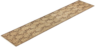 Traditional Mogul Brown Wool Runner 2' 7" x 12' 10" - Solo Rugs