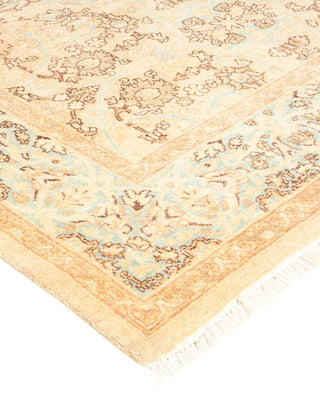 Traditional Mogul Ivory Wool Area Rug 3' 10" x 6' 3" - Solo Rugs