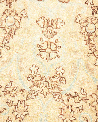 Traditional Mogul Ivory Wool Area Rug 3' 10" x 6' 3" - Solo Rugs