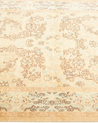 Traditional Mogul Ivory Wool Area Rug 3' 10" x 6' 3" - Solo Rugs