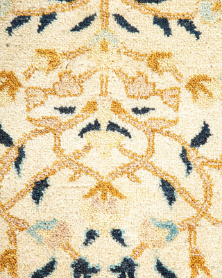 Traditional Mogul Ivory Wool Area Rug 8' 2" x 10' 3" - Solo Rugs