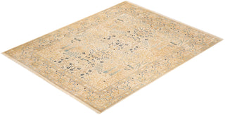 Traditional Mogul Ivory Wool Area Rug 8' 2" x 10' 3" - Solo Rugs