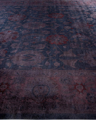 Contemporary Fine Vibrance Gray Wool Area Rug 10' 2" x 14' 2" - Solo Rugs