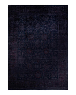 Contemporary Fine Vibrance Gray Wool Area Rug 10' 2" x 14' 2" - Solo Rugs