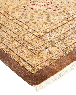 Traditional Mogul Brown Wool Runner 10' 3" x 19' 2" - Solo Rugs