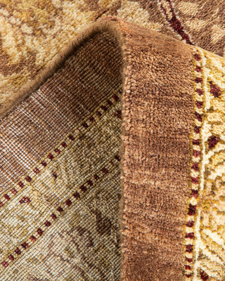 Traditional Mogul Brown Wool Runner 10' 3" x 19' 2" - Solo Rugs