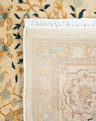 Traditional Mogul Ivory Wool Area Rug 8' 3" x 9' 10" - Solo Rugs