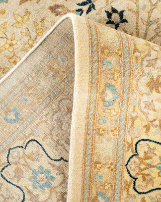 Traditional Mogul Ivory Wool Area Rug 8' 3" x 9' 10" - Solo Rugs