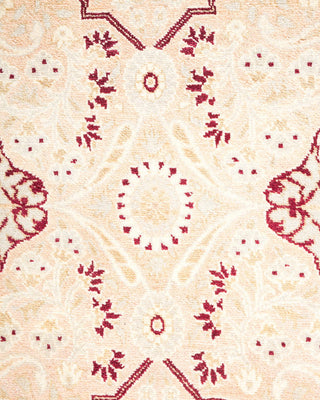 Traditional Mogul Beige Wool Runner 6' 2" x 12' 10" - Solo Rugs