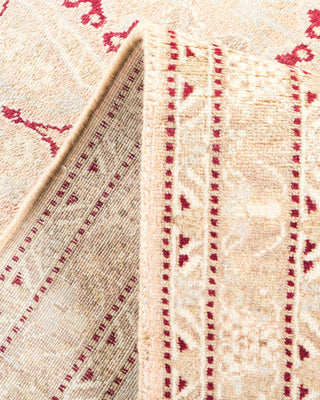 Traditional Mogul Beige Wool Runner 6' 2" x 12' 10" - Solo Rugs