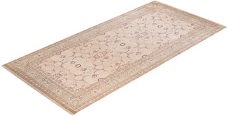 Traditional Mogul Beige Wool Runner 6' 2" x 12' 10" - Solo Rugs
