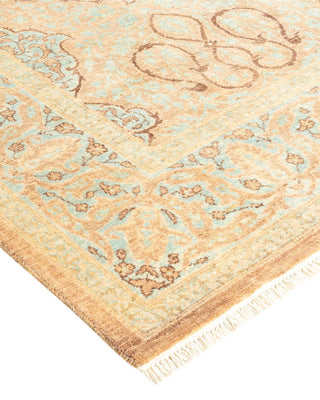 Traditional Mogul Brown Wool Area Rug 4' 3" x 6' 5" - Solo Rugs