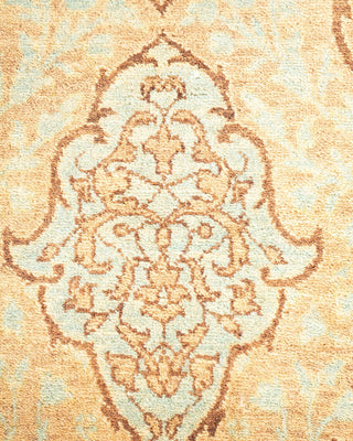 Traditional Mogul Brown Wool Area Rug 4' 3" x 6' 5" - Solo Rugs