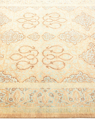 Traditional Mogul Brown Wool Area Rug 4' 3" x 6' 5" - Solo Rugs
