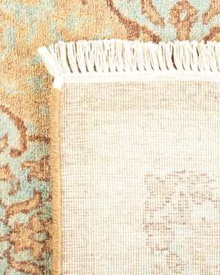 Traditional Mogul Brown Wool Area Rug 4' 3" x 6' 5" - Solo Rugs